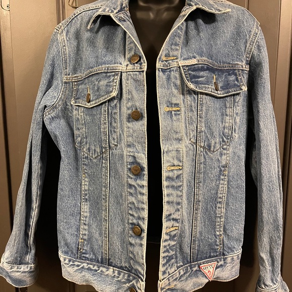 Vintage Georges Marciano Guess Denim Jean Jacket - Picture 2 of 7